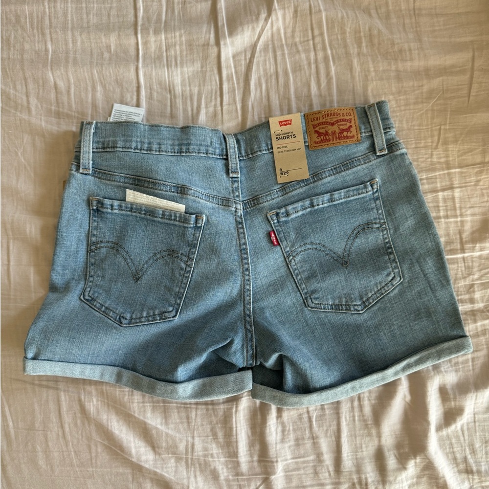 Levi’s mid length shorts